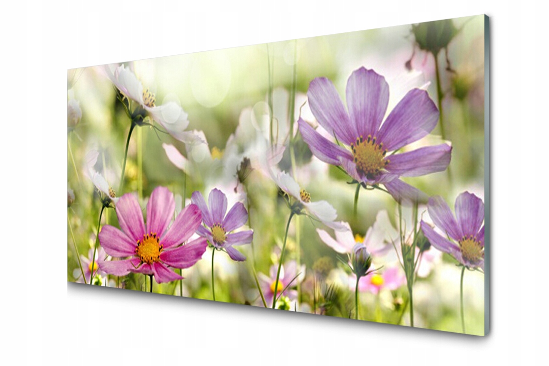 

Panel szklany dekor Kwiaty Roślina 140x70 + Klej