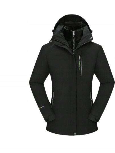 Męska Kurtka Sportowa Czarna Klasyczna M Ł_a