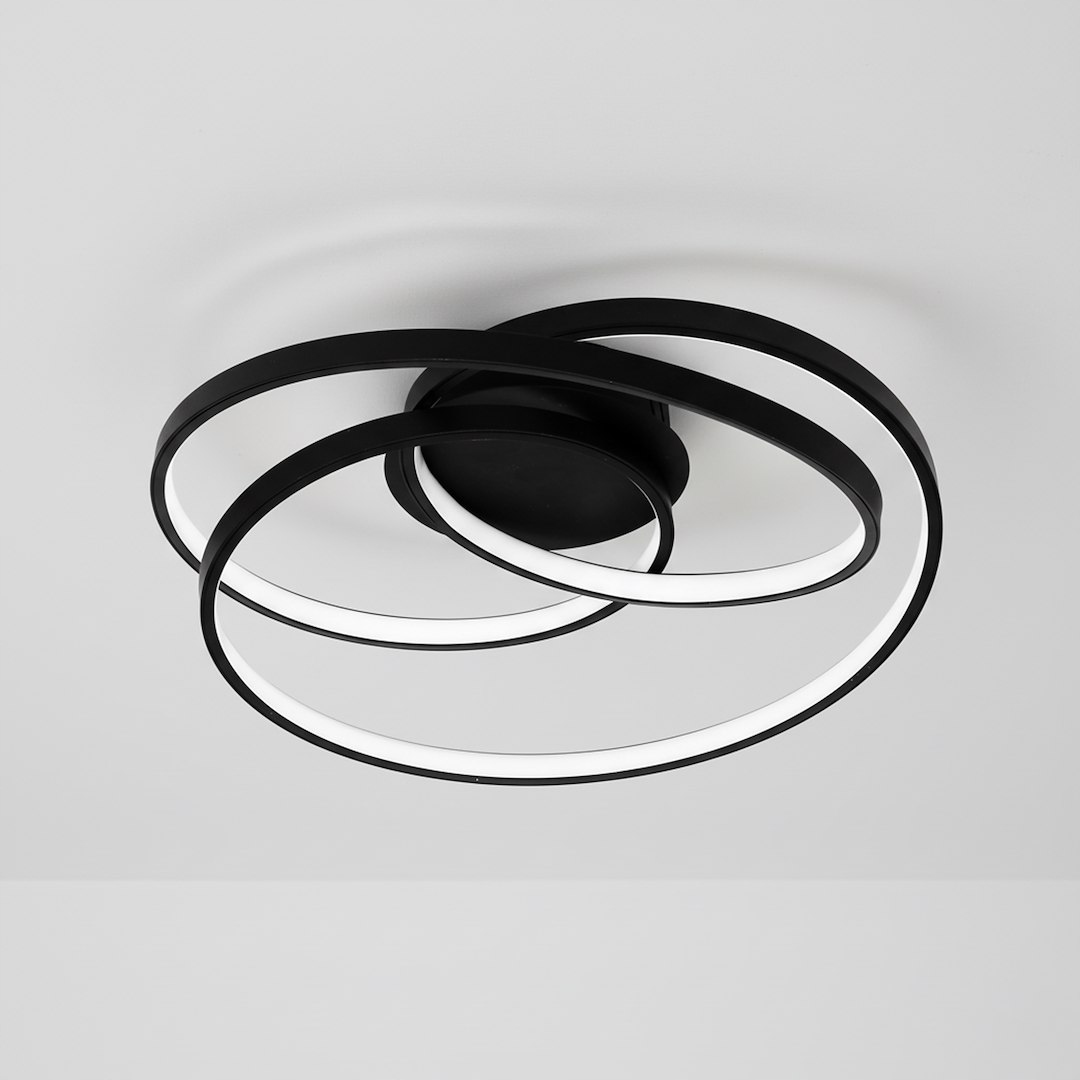 Stropná lampa Milagro Turner Čierna 32W Led Neutrálna 4000K IP20