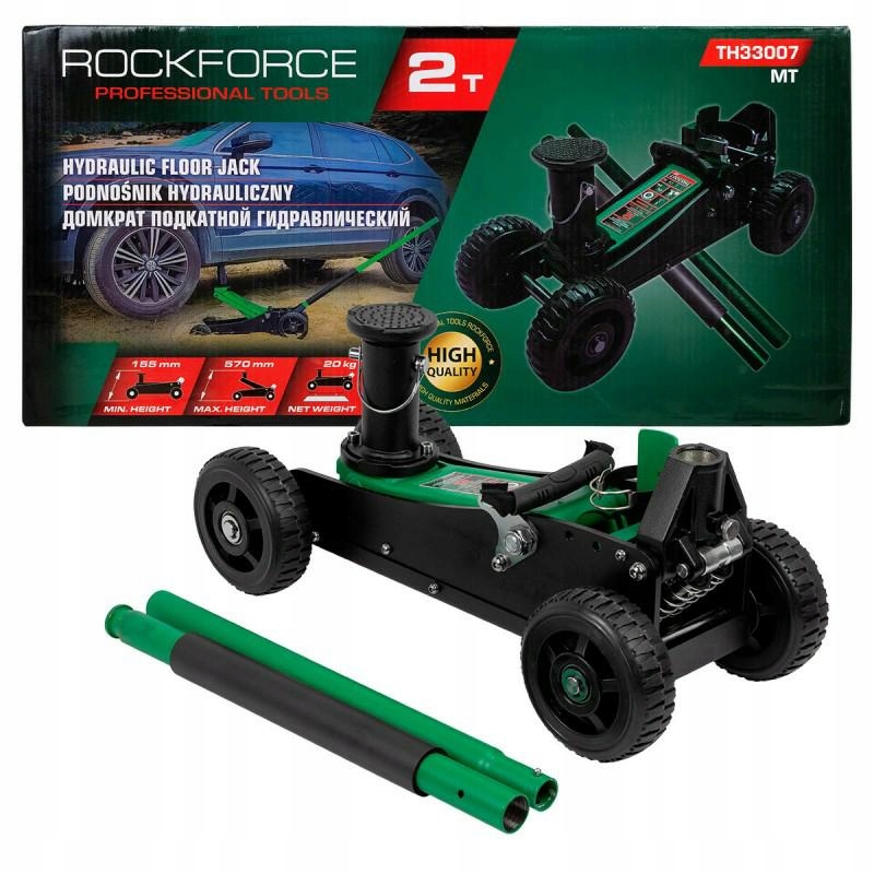 Hydraulický zdvihák 2T off-road h min 155 mm; h max 575 mm Rockforce