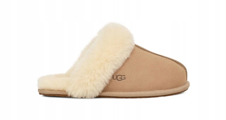 Pantofle pantofle Ugg Scuffette II 1106872-SAN béžové semišové 38