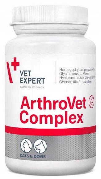 Vetexpert Arthrovet Complex Suplement Diety Na Stawy Dla Psa I Kota 90 tab.