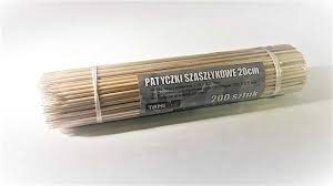 

Patyczki Szaszłykowe 20CM 200 sztuk)