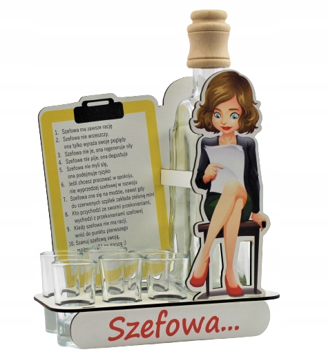 

Karafka kieliszki Szefowa Upominek