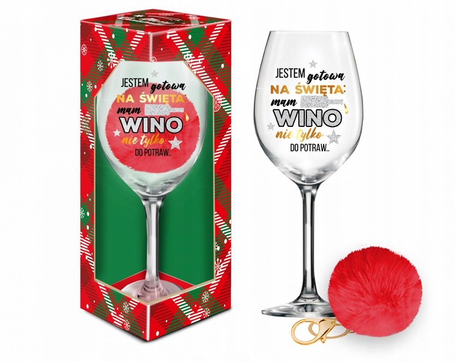 Świąteczny Kieliszek 700ml dla Siostry na Święta