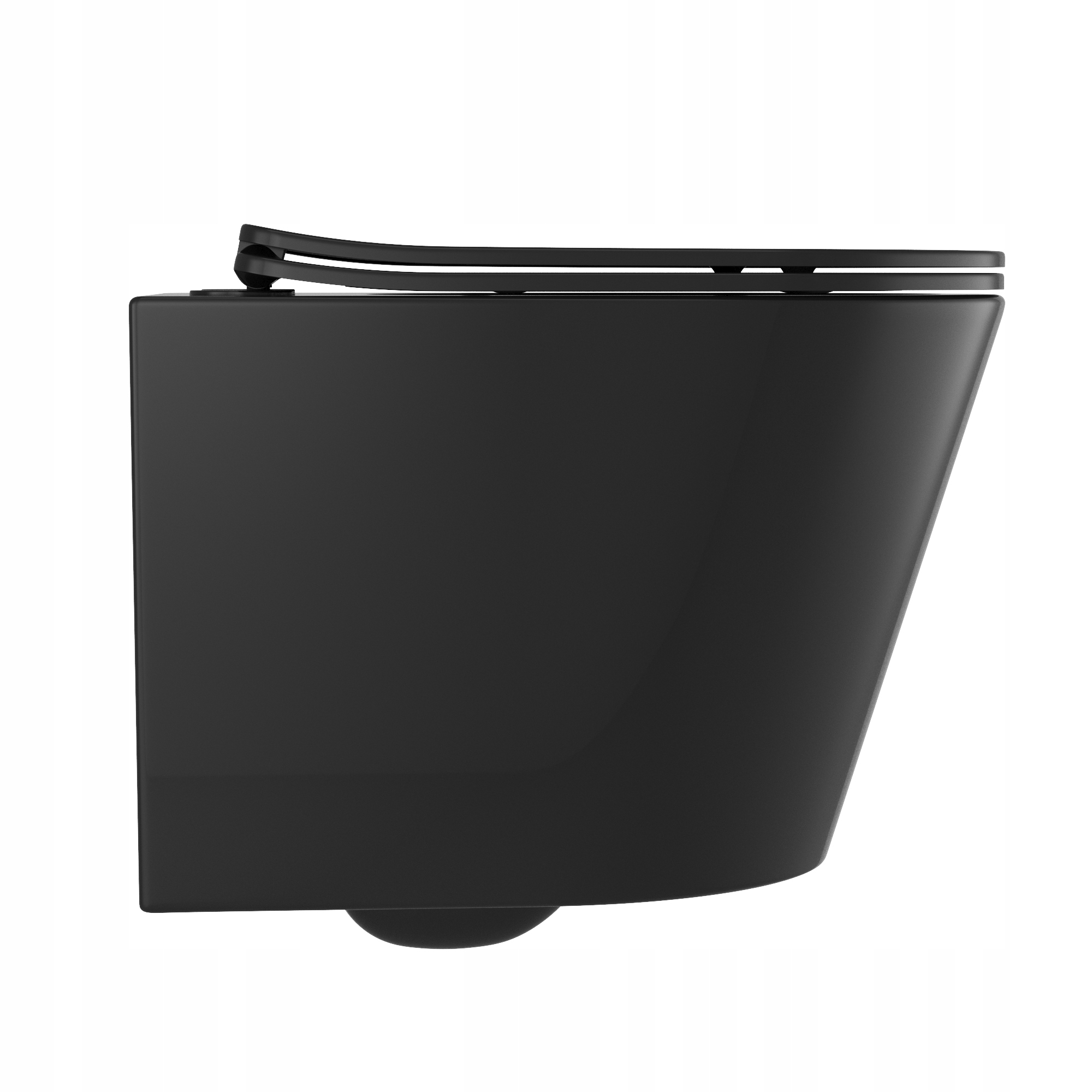 Závěsná Wc Mísa Rimless Černá, Bezpřírubová, Neo Deska