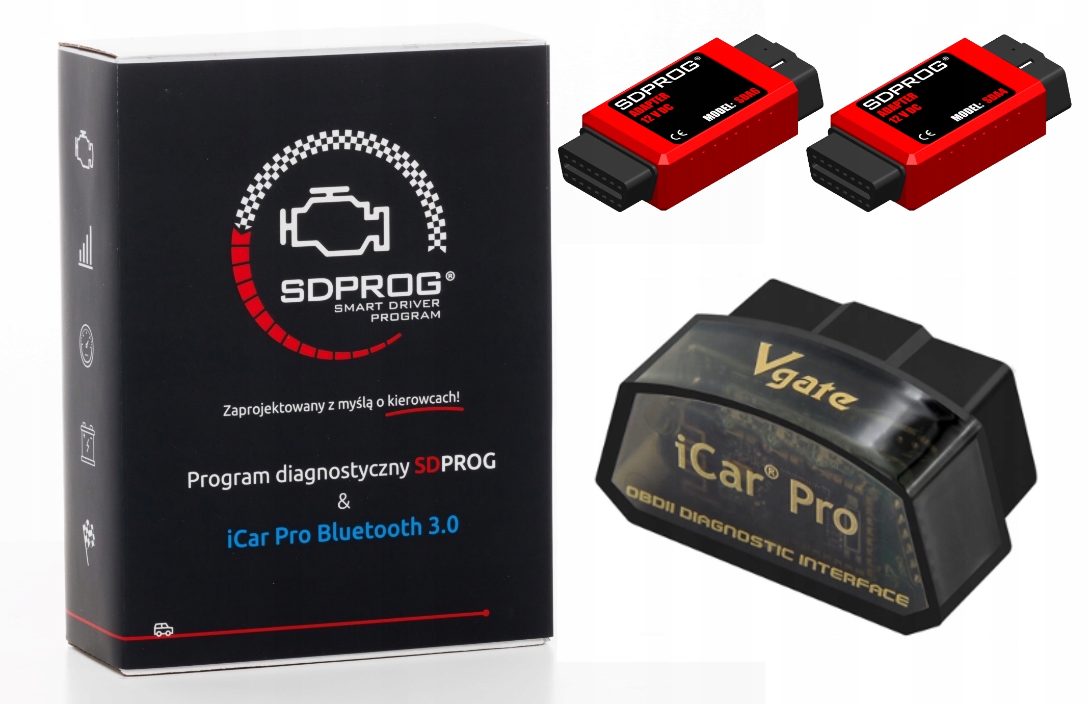Program pro diagnostiku Fiat 500X Sdprog rozhraní iCar Pro Bt 3.0 Android