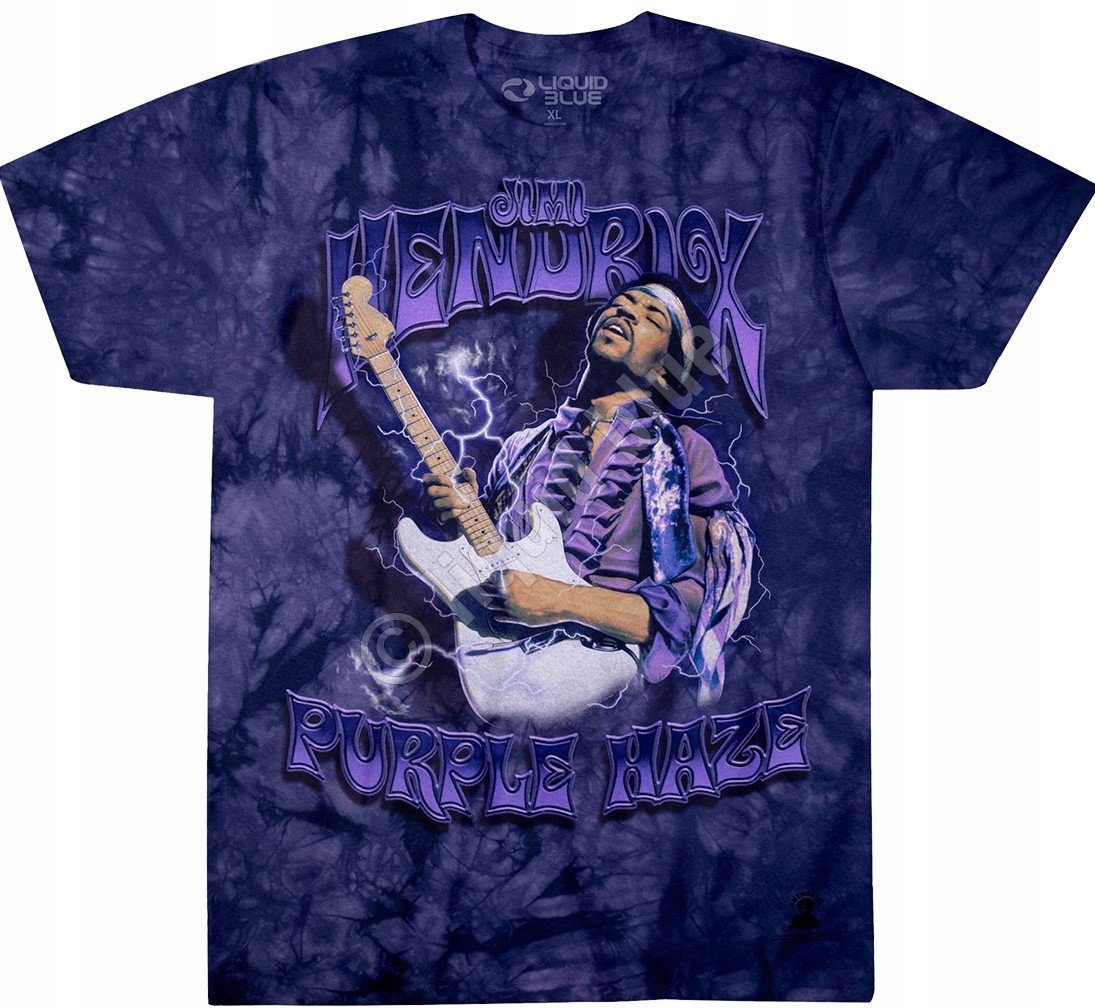 Jimi Hendrix Purple Haze Liquid Blue S