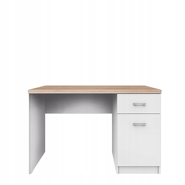 Biurko Top Mix Biały / Jasny dąb