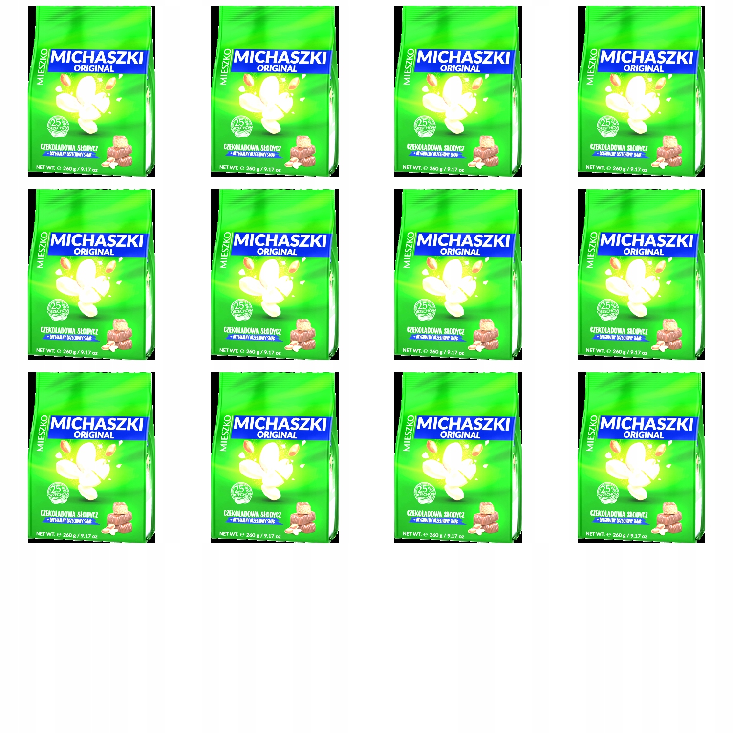 Levně 12x 260g Mieszko michaszki bonbóny Karton