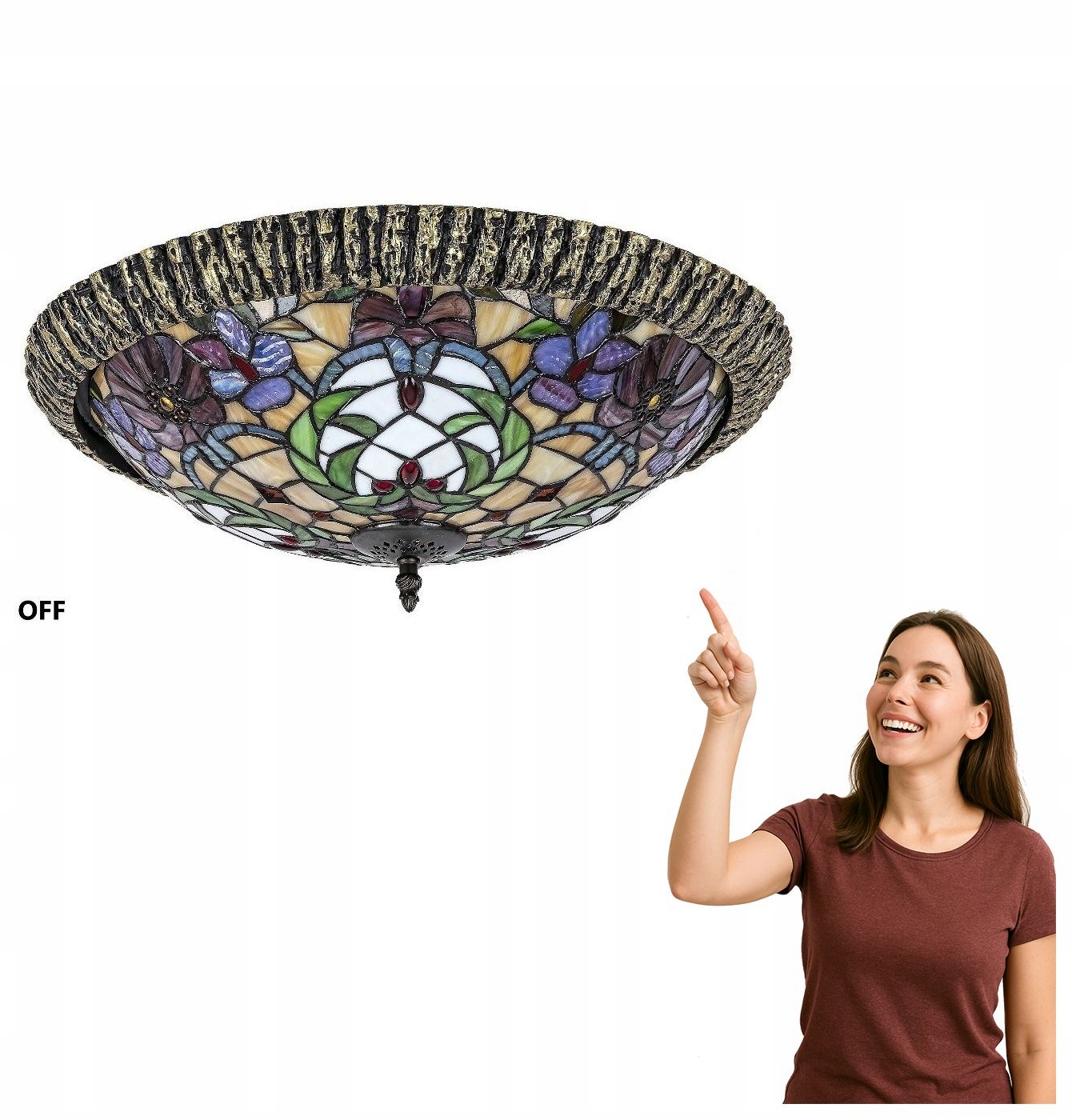 Stropná lampa Mirella 8087 Rabalux