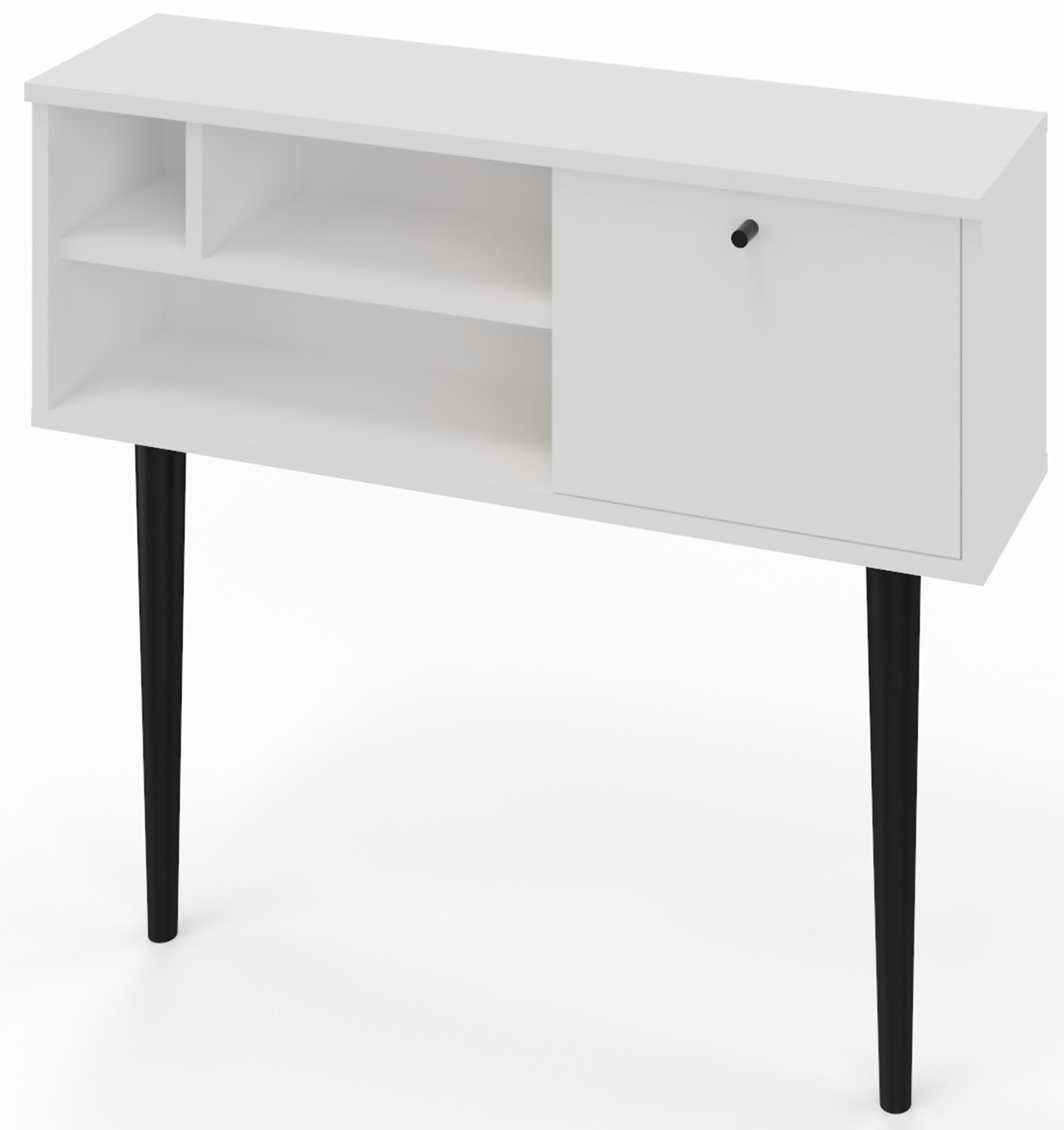 Konsola DOTTI biała do przedpokoju szafka półki UFC