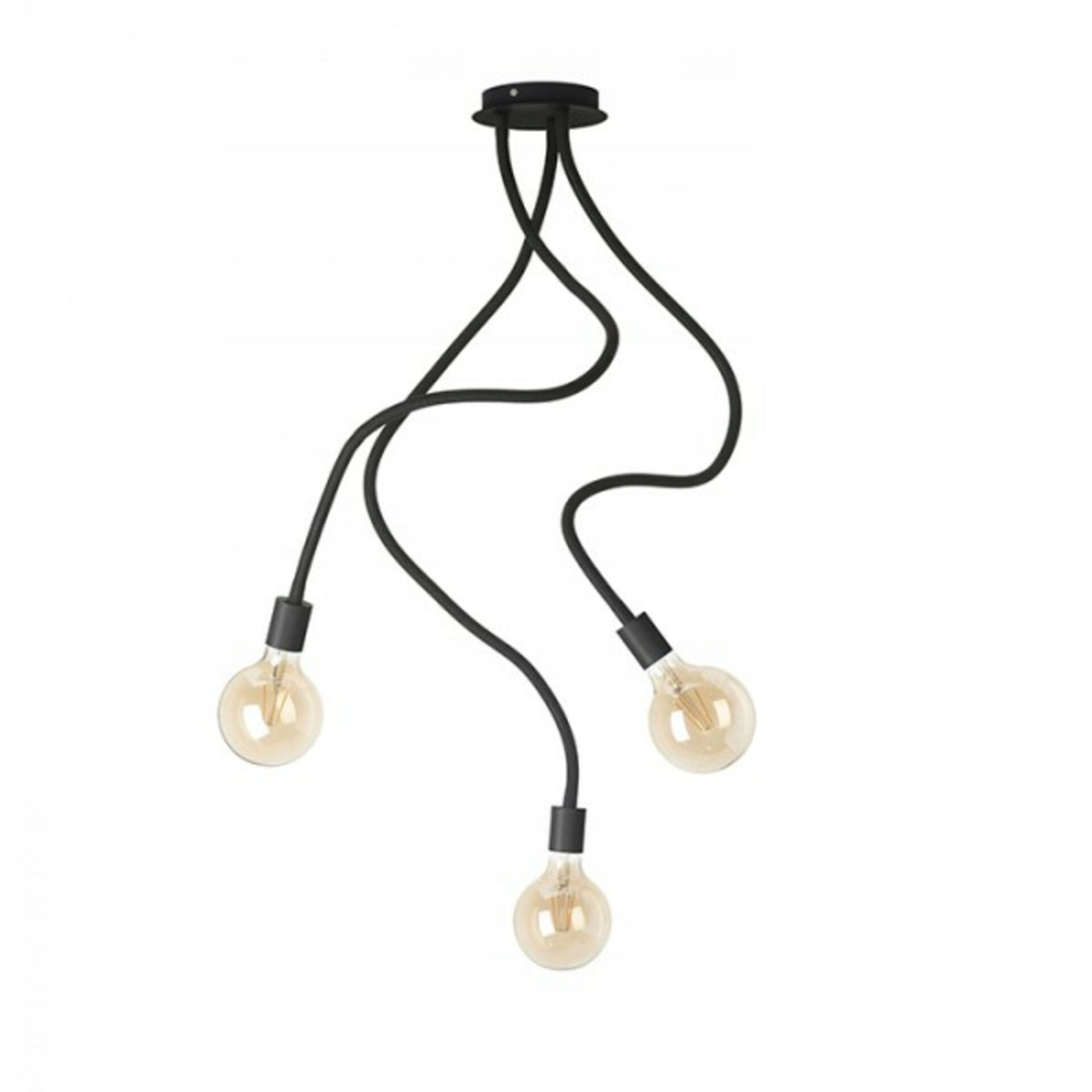 Rendl Loyd E27 III stropní svítidlo černé, 3xE27, flexibilní ramena, 3x28W