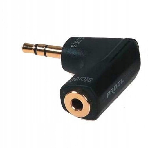 

DHPA122A Przejściówka adapter jack 3,5-3,5 kątowy