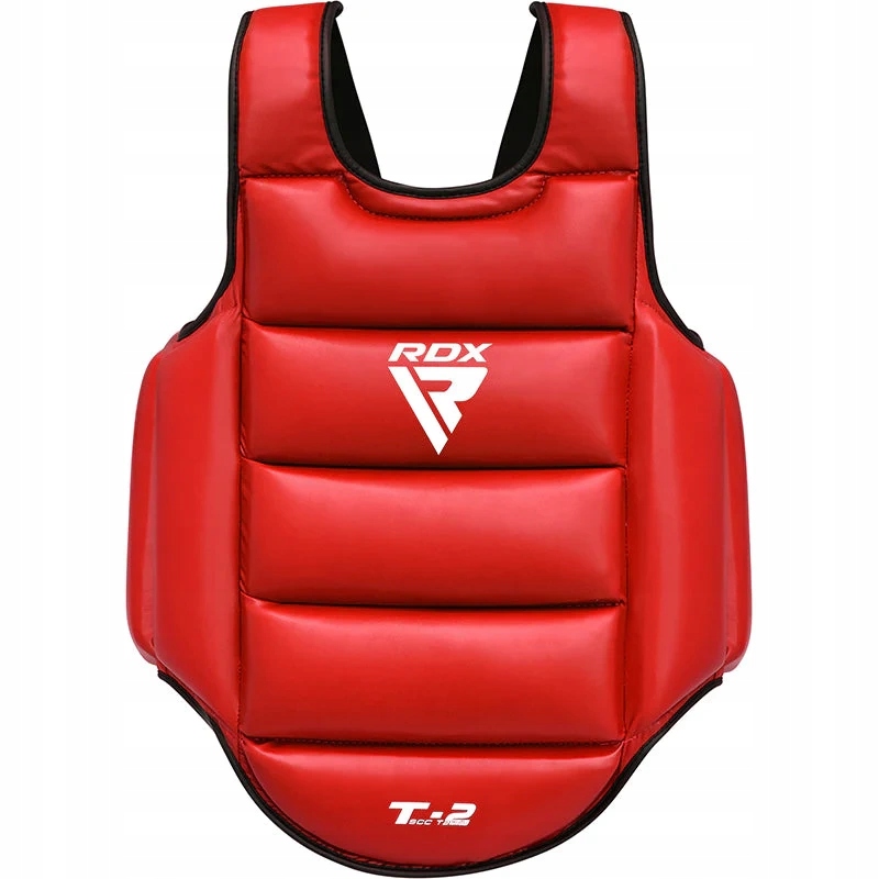 Chránič trupu Rdx SCC-T2 – Karate Chránič hrudníku červený/modrý (2024), velikost L
