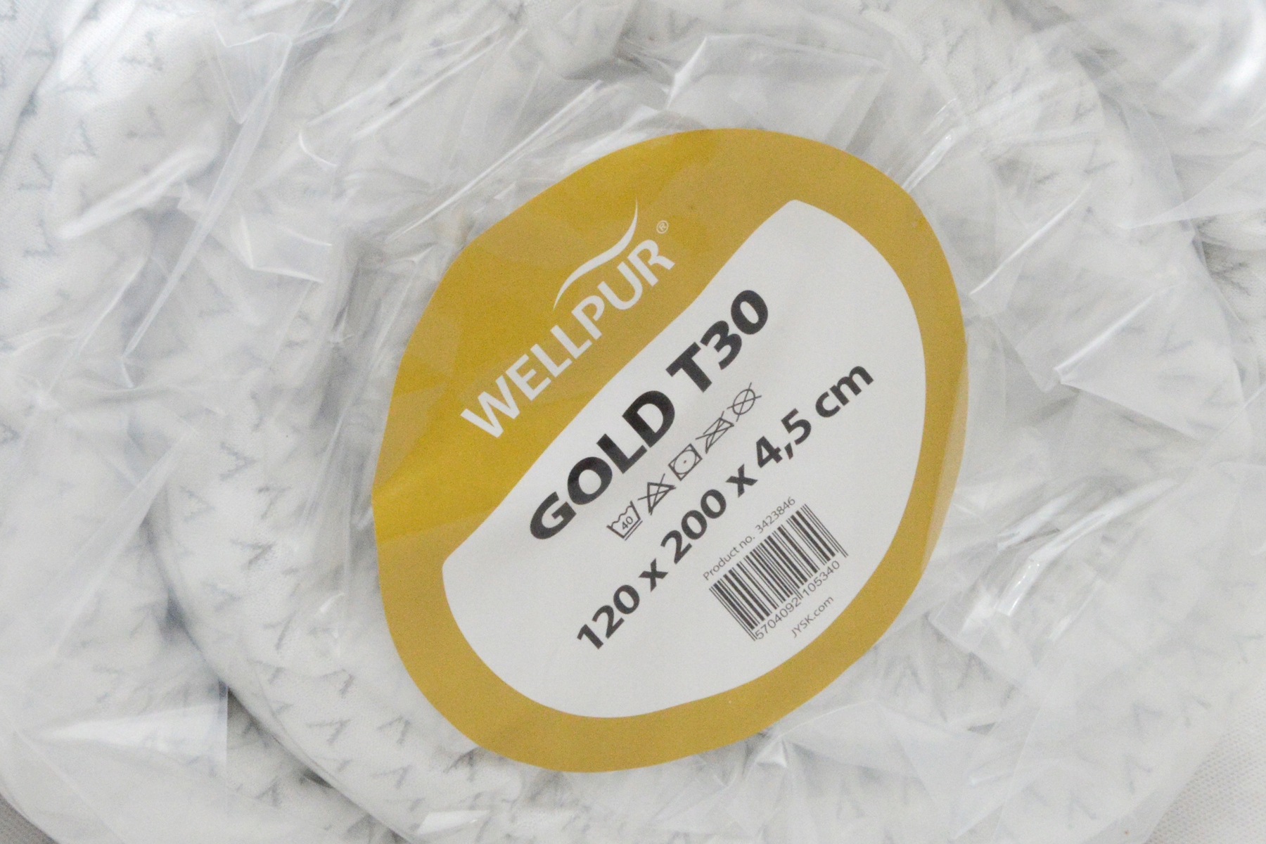 TOPMATERAC 120x200cm T30 pianka TERMOELASTYCZNA Długość materaca 200 cm