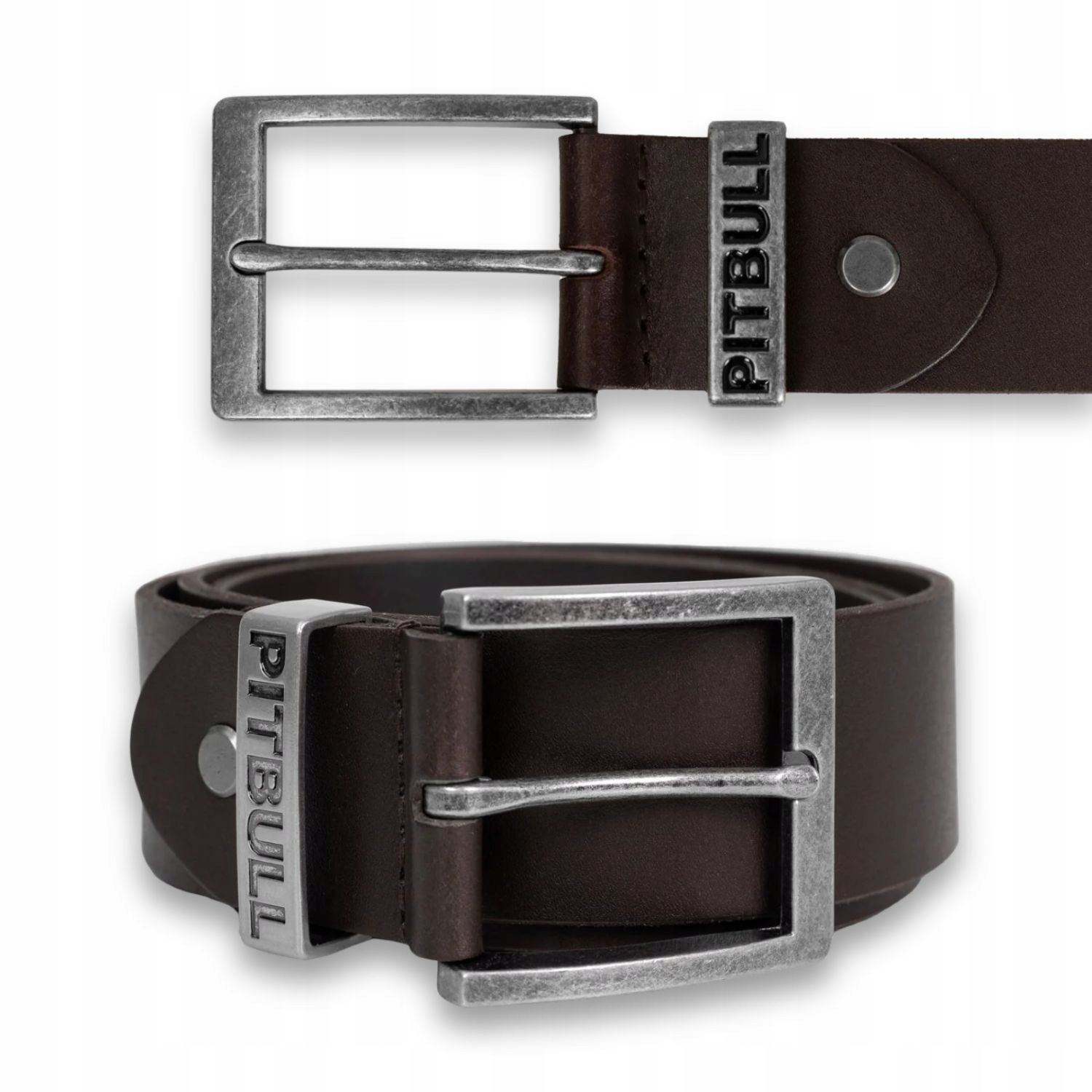 Męski Pasek skórzany Pitbull Klasyczna klamra Classic II 95