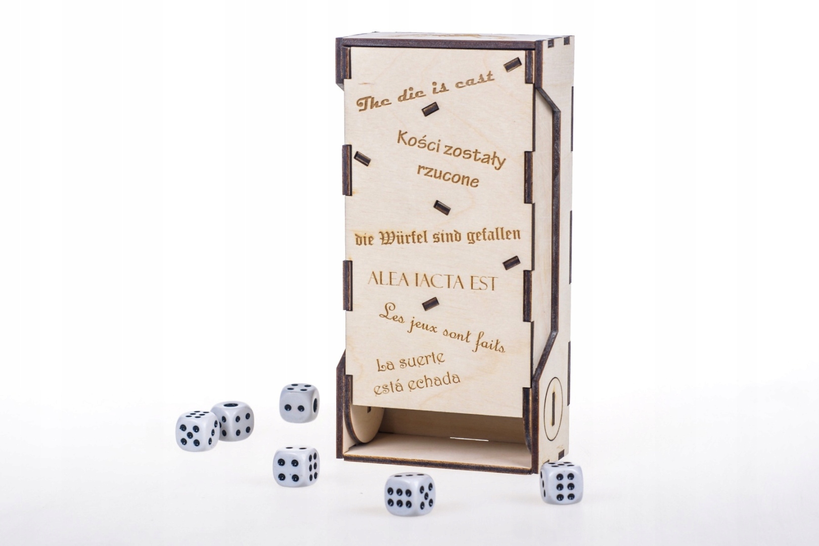 Wieża kości (dice tower) Waga produktu z opakowaniem jednostkowym 0.15 kg
