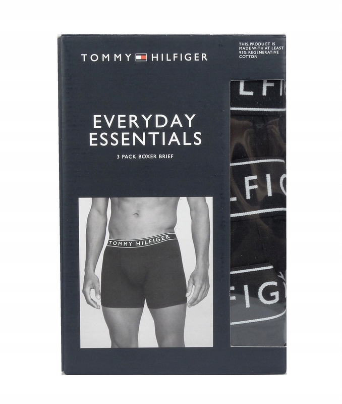 Tommy Hilfiger pánské boxerky 3-pack, černé, S