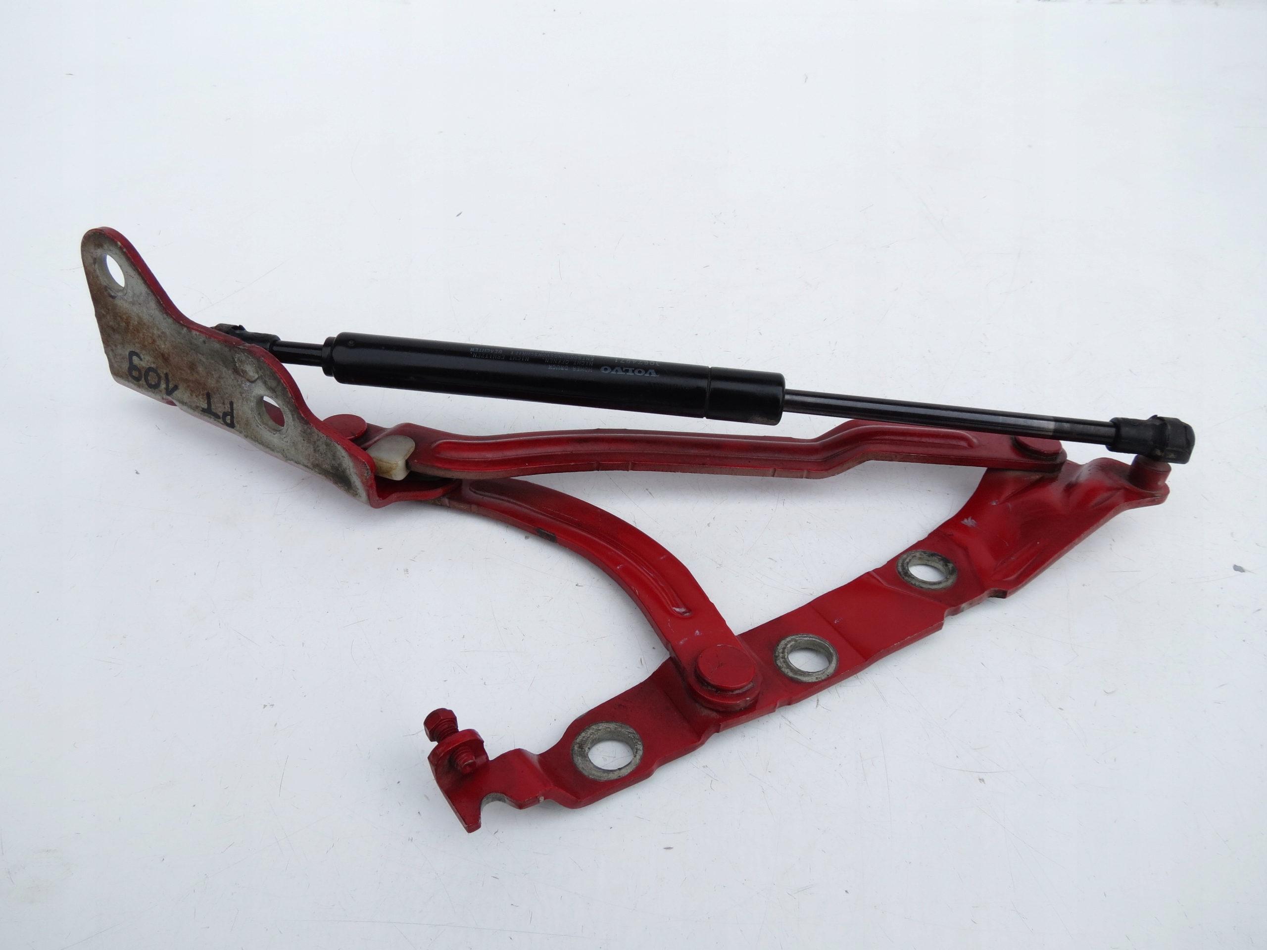 hinge bonnet boot damper right rear part 612 PASSION RED VOLVO S40 II