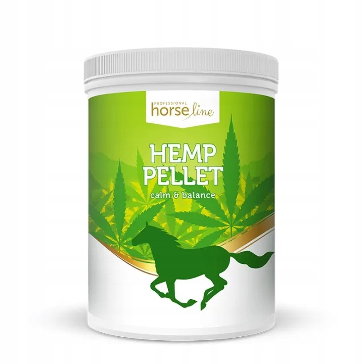 Doplněk pro koně Horse Line Hemp Pellet 1500 g konopný granulát