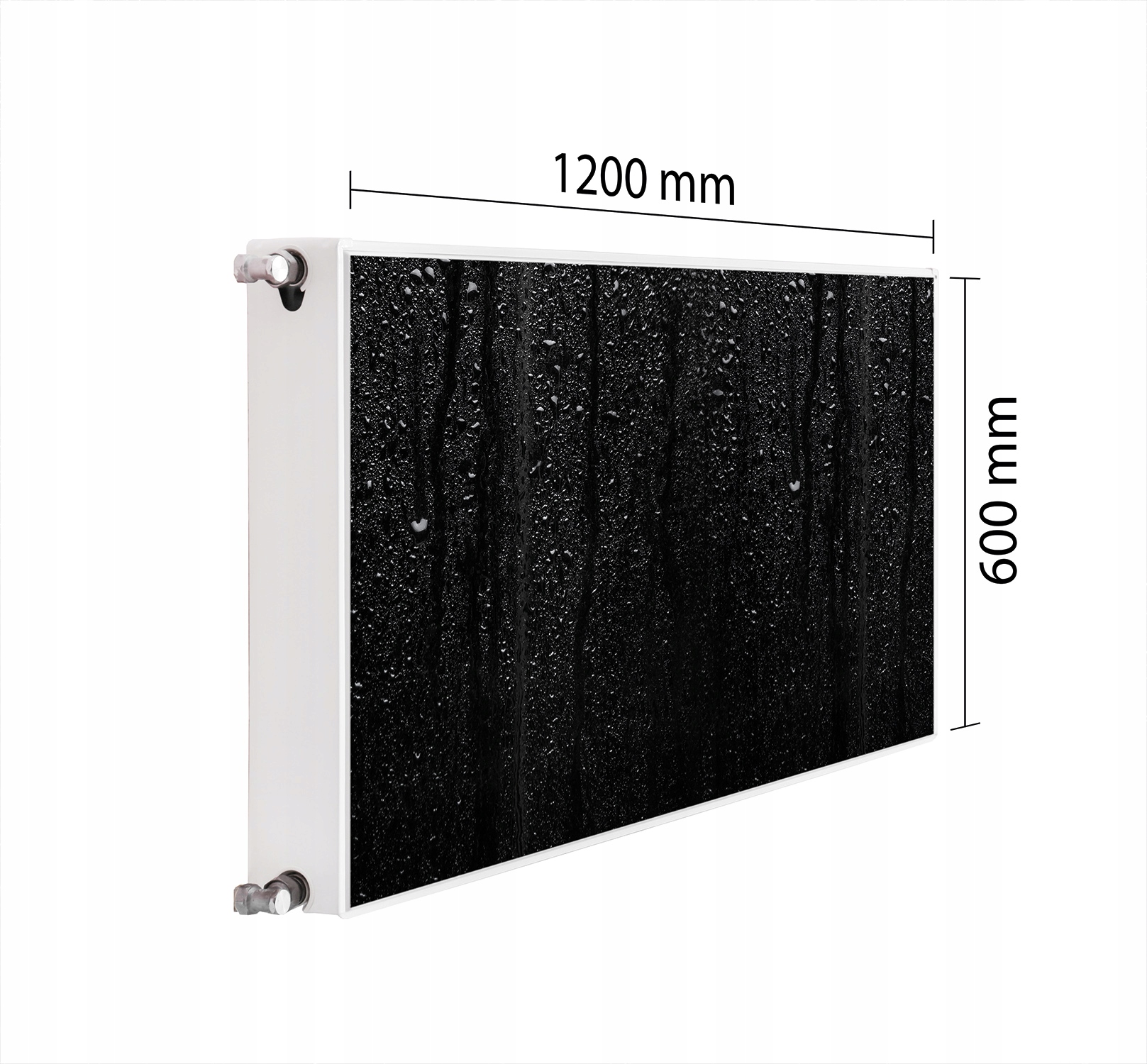 Maskovač Kryt Radiátoru 120x60 Kapky Podložka Magnet