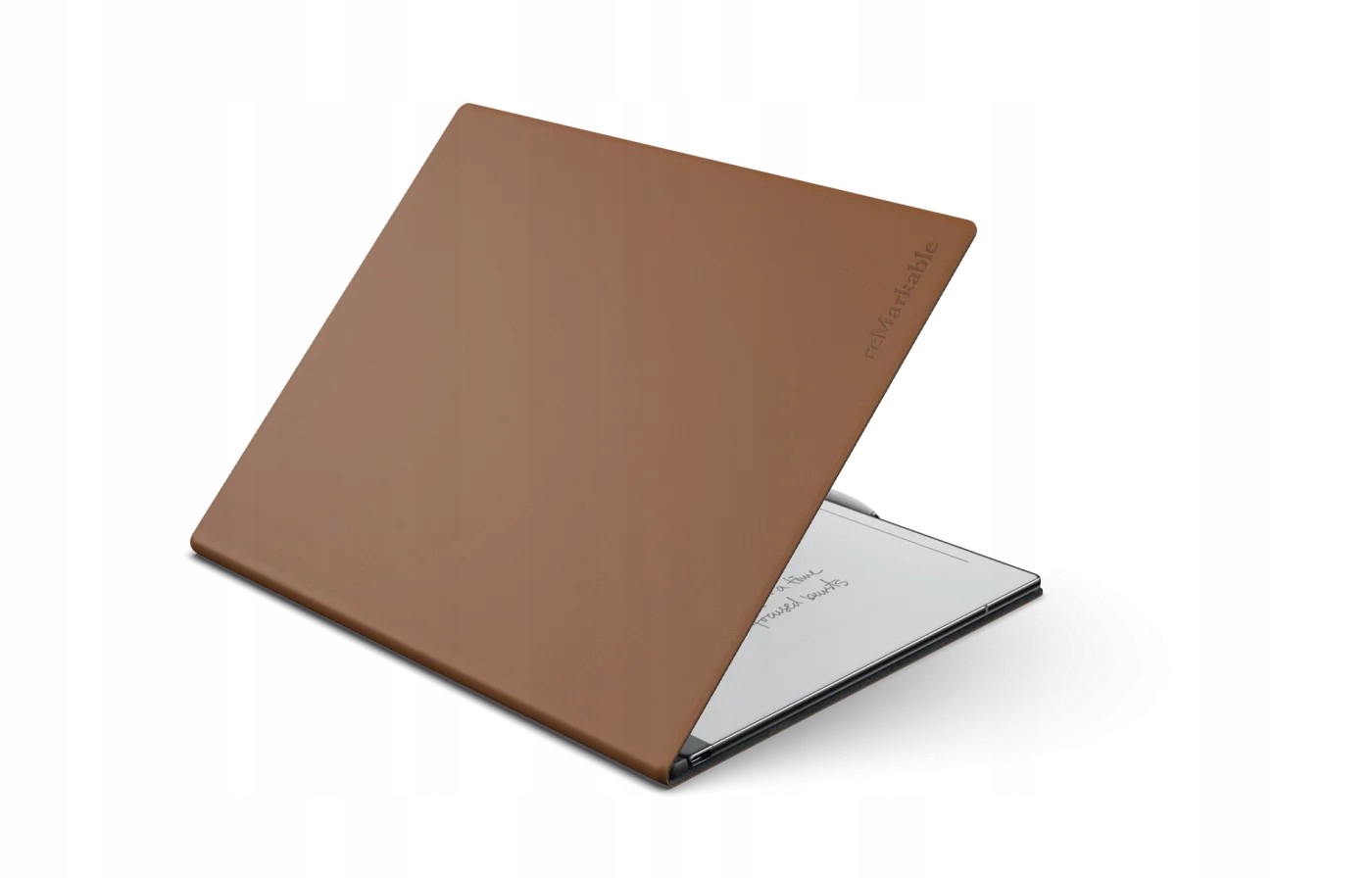 Book Folio Originální kožené Pouzdro pro značku reMarkable 2 (hnědé)