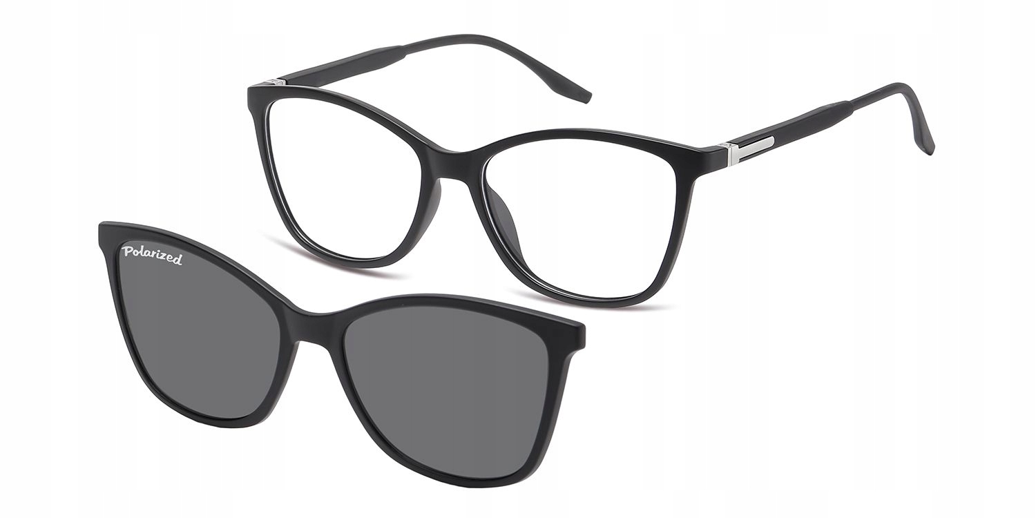 Okulary Oprawki Zerówki Clip On Nakładki Przeciwsłoneczne Uv 400