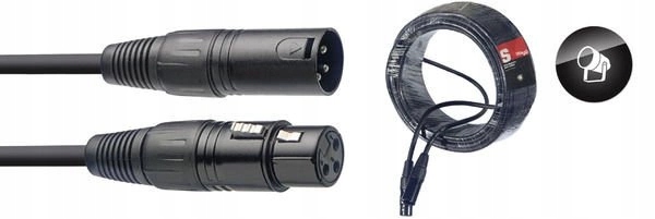 Kabel XLR - XLR Stagg SSDX05-3 0,5 m