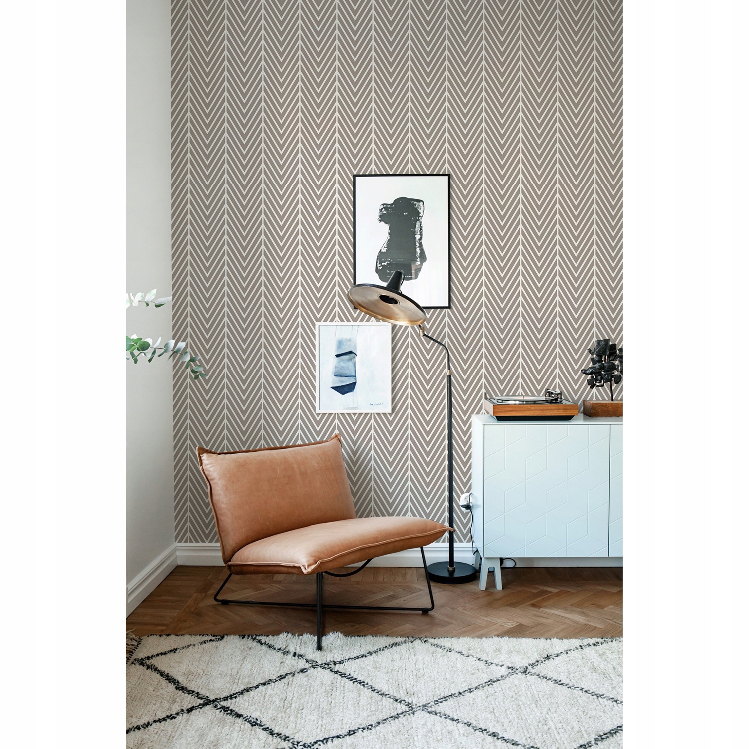 

Tapeta ścienna Przyjemny nowoczesny wzór 416x254cm