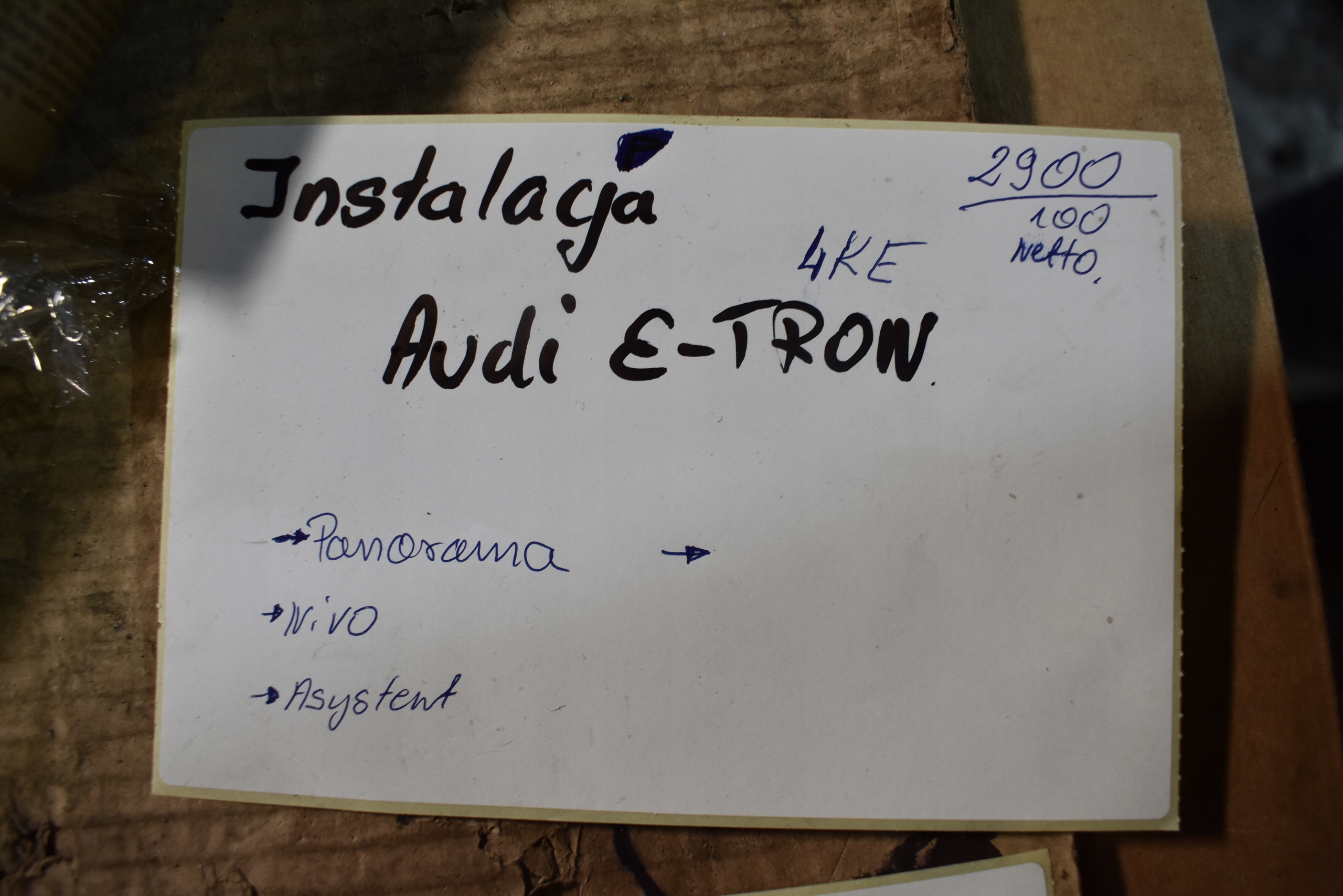 kablovacka elektricka KPL. AUDI E-TRON 4KE 1