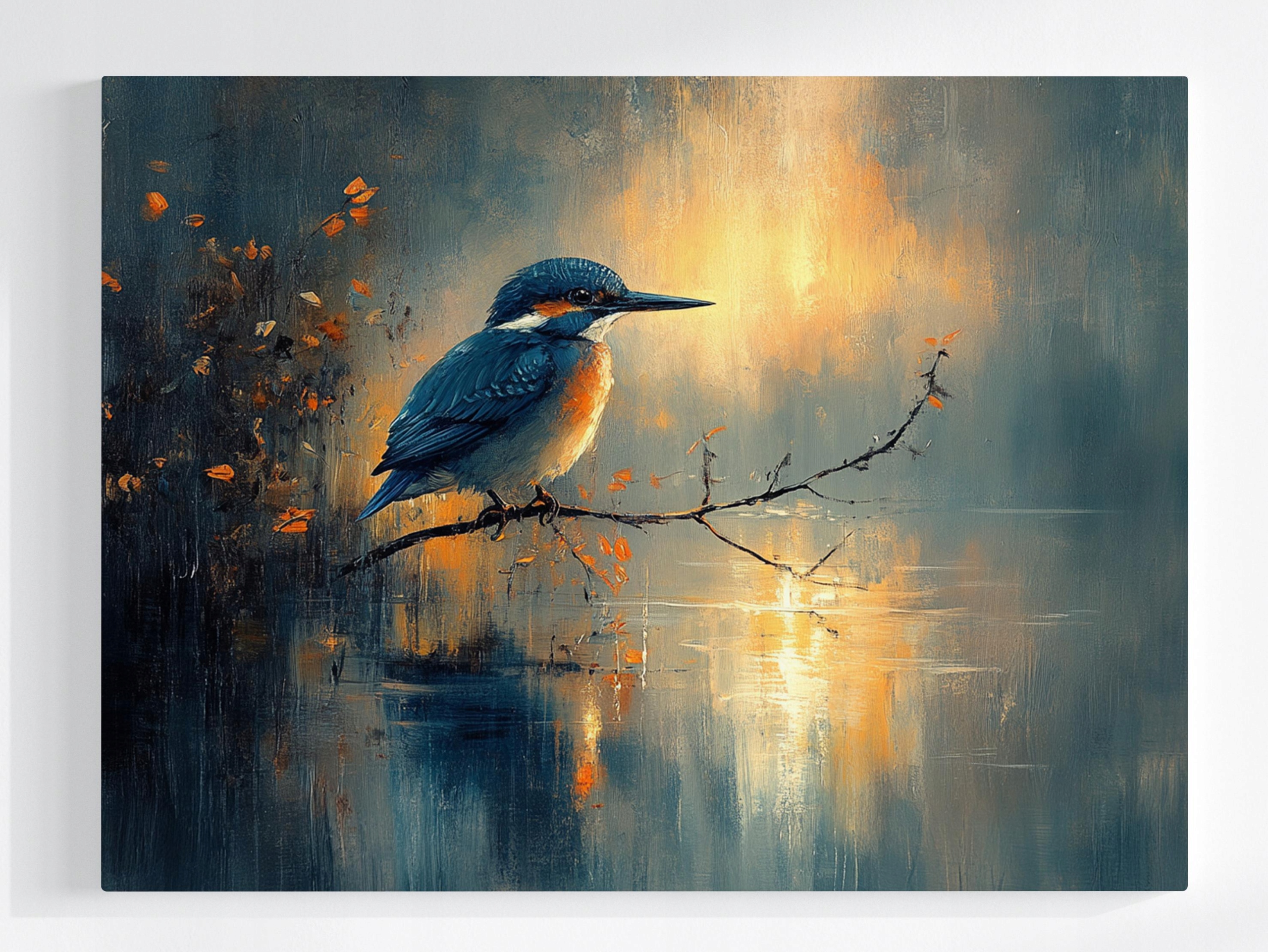Obraz Na Plátně Canvas Ptáček Zimorodek Příroda Fauna 100x75
