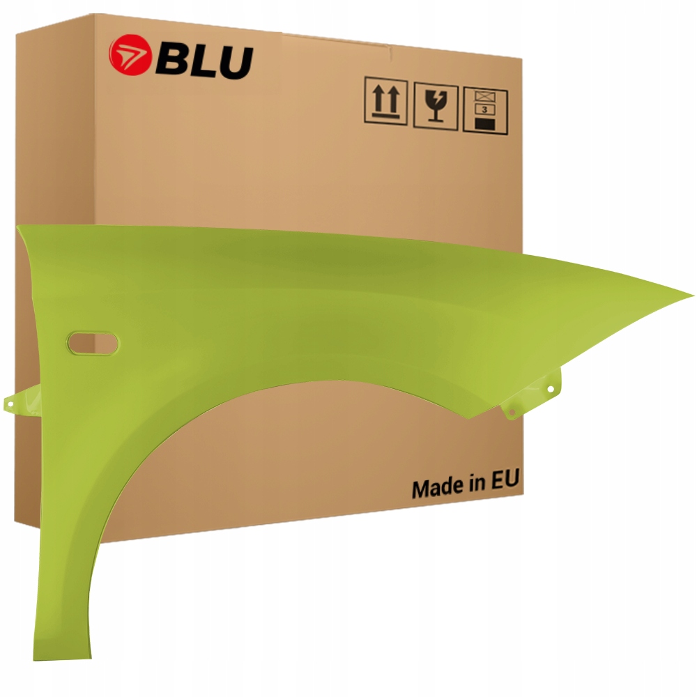 Blu Blatník Seat Leon II 2 1P1 LS1T pravý zelený 05-12 přední AmarilloCitru