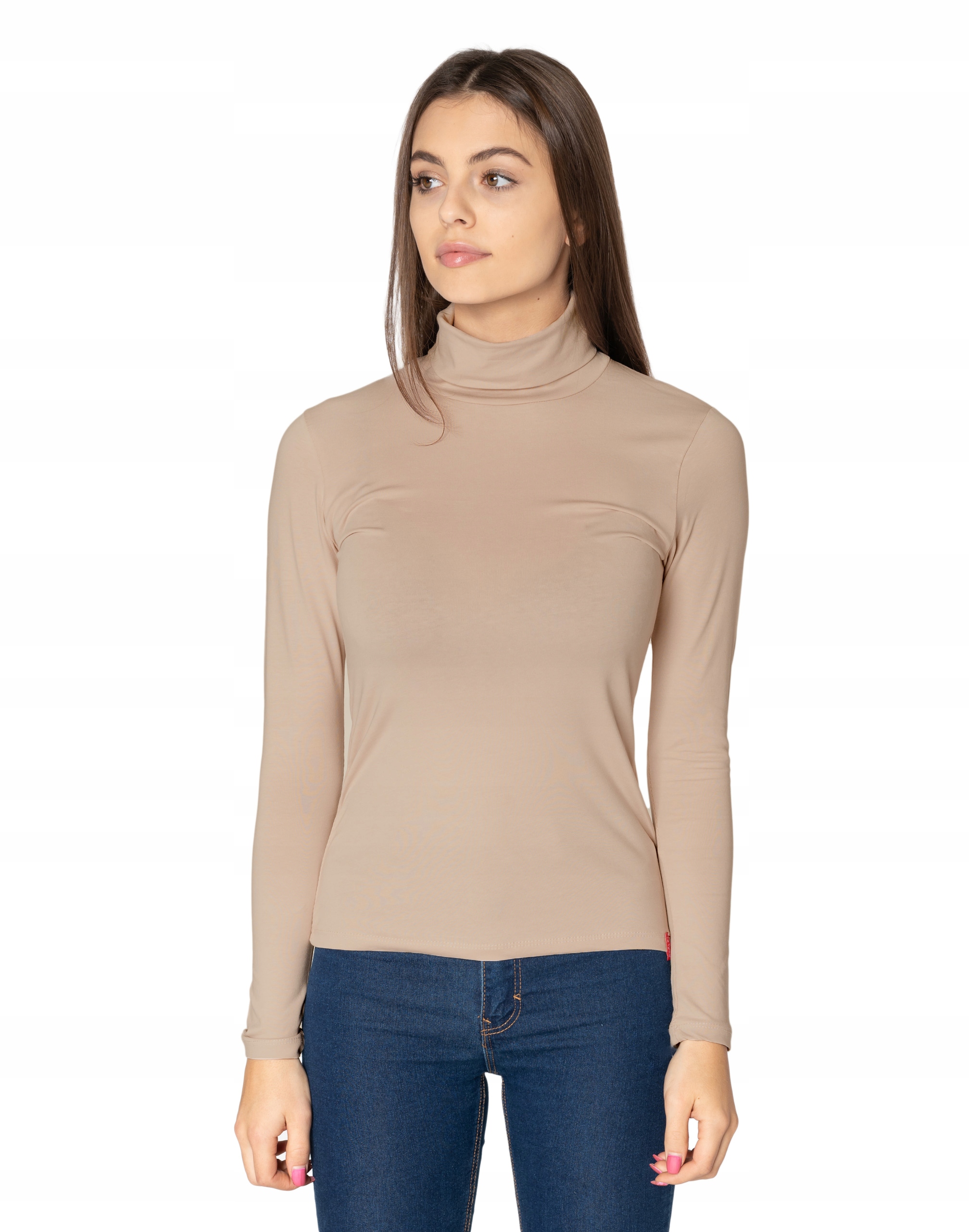 

Golf Damski Cienki Sweter Golfy 8112-20 r XL/XXL