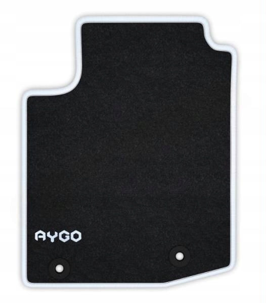Toyota Aygo Originálne velúrové koberčeky komplet PZ410-90355-FN Oe