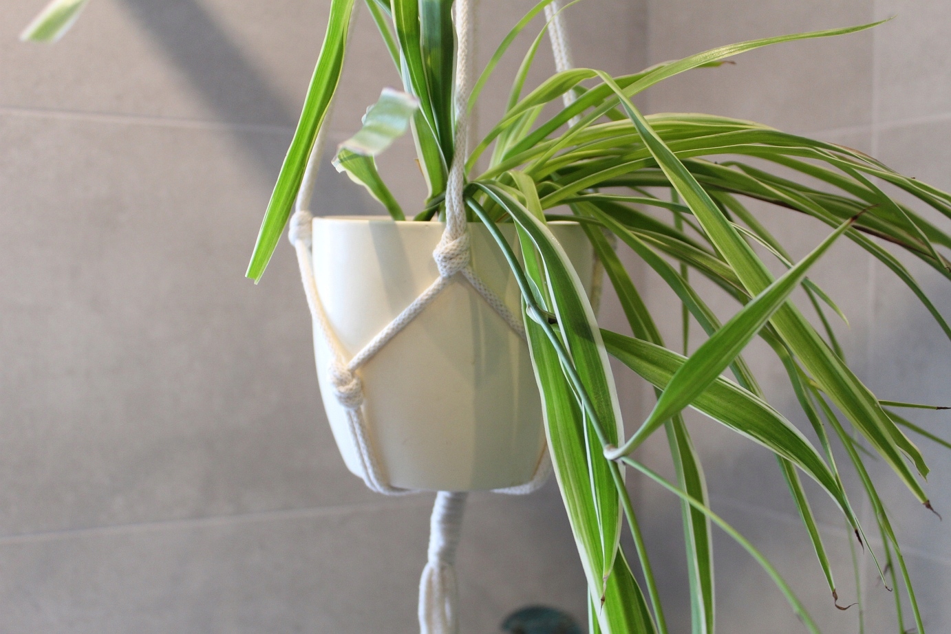 KWIETNIK WISZĄCY MAKRAMA ZE SZNURKA BOHO NA KWIATY Marka inna