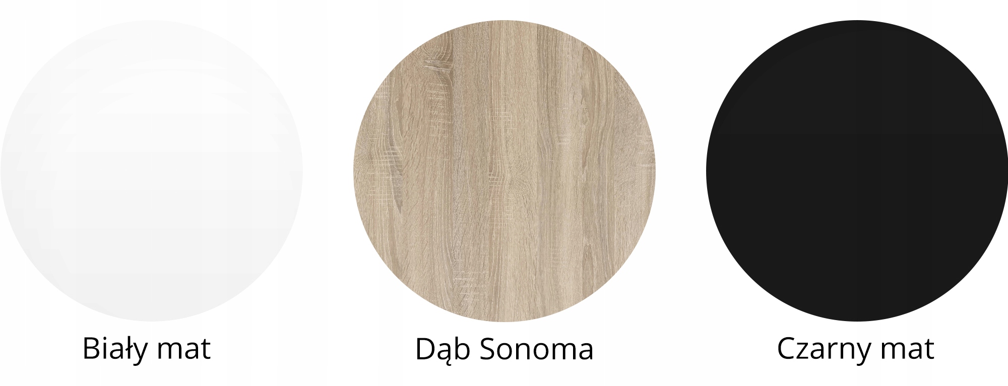 SZAFA PRZESUWNA ALBA II 250 cm półki kolory Kolor mebla biały