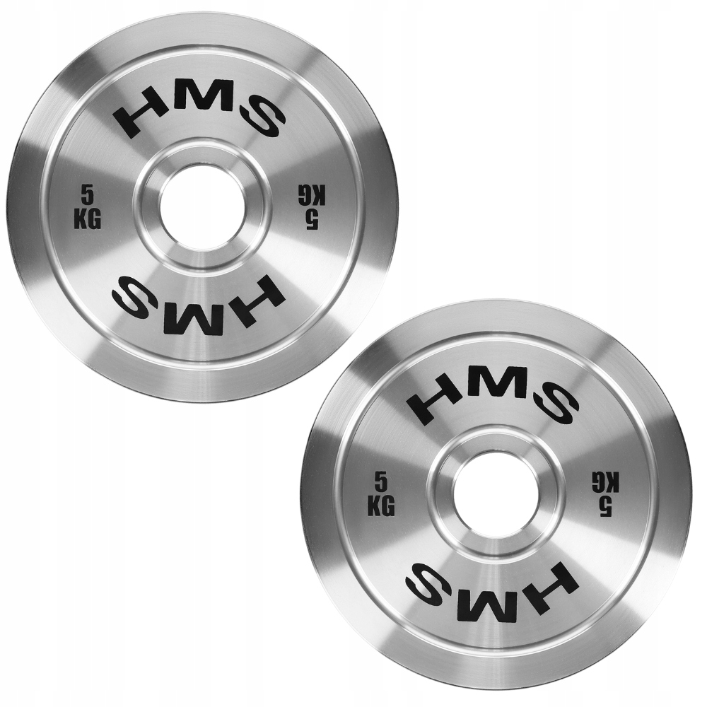 Olympijský Závaží kotouč na Osa , sada 2x5 kg Hms