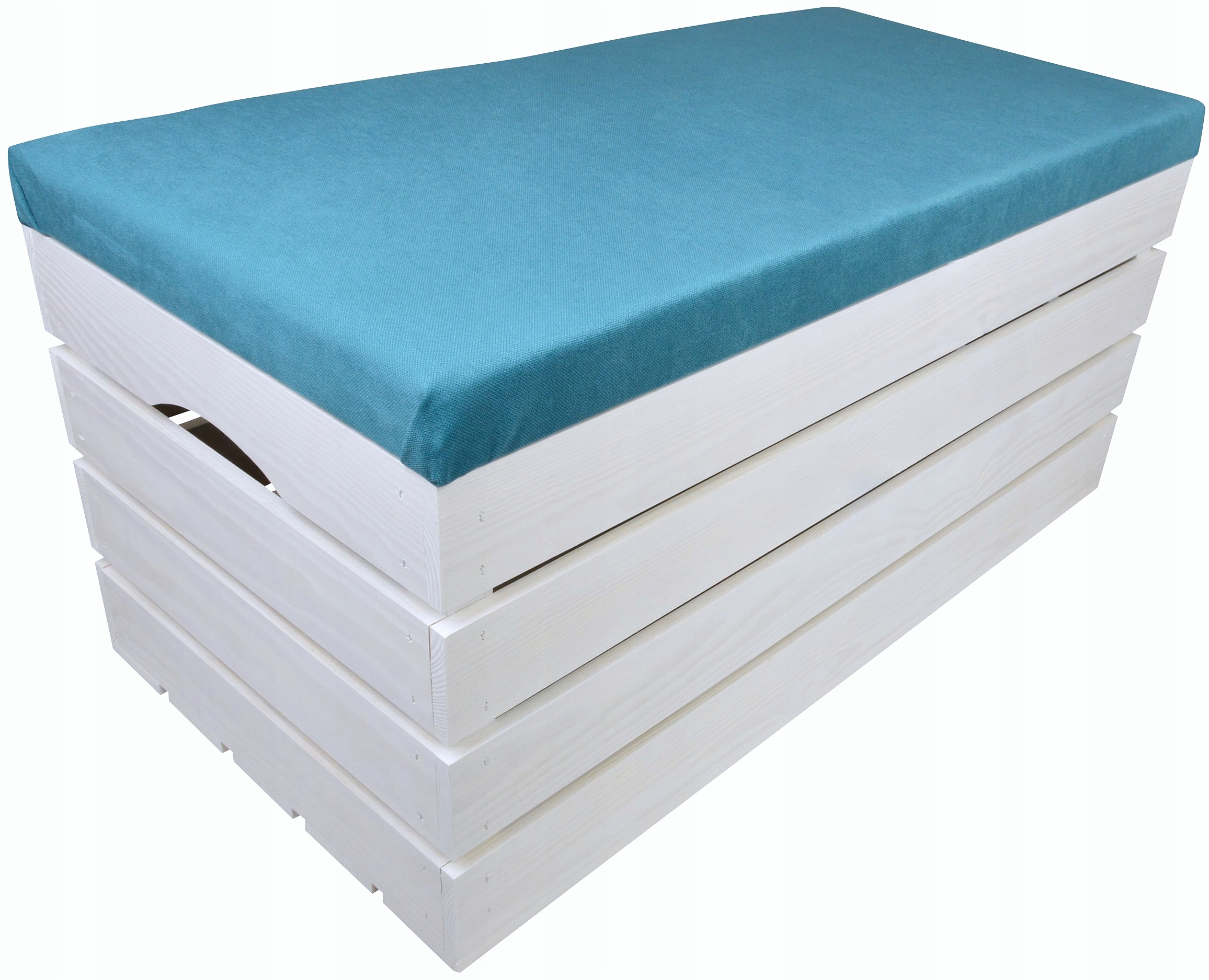 Velká Taburet S Dřevěným Čalouněním, Čalouněná