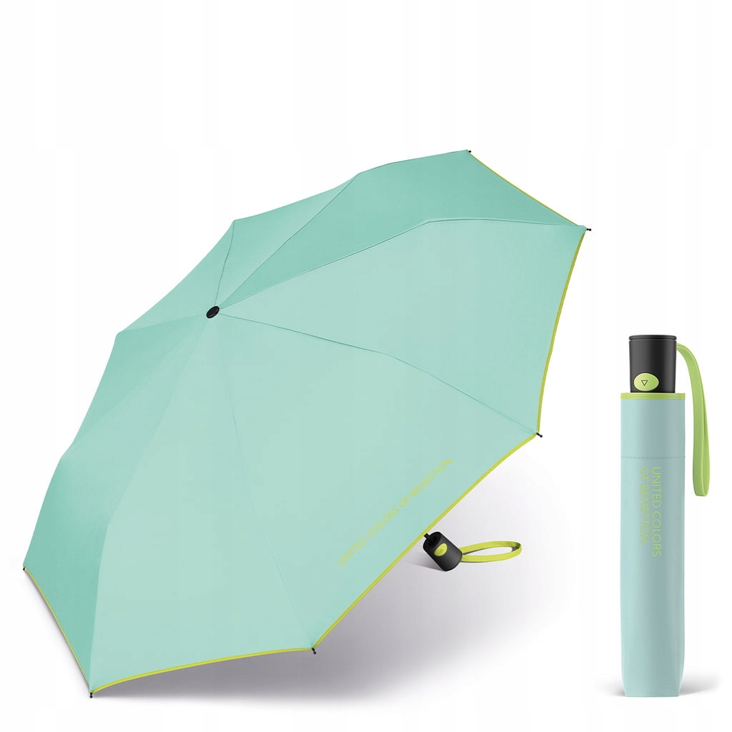 

Parasolka Benetton Mini Ac wiatroodporna aqua