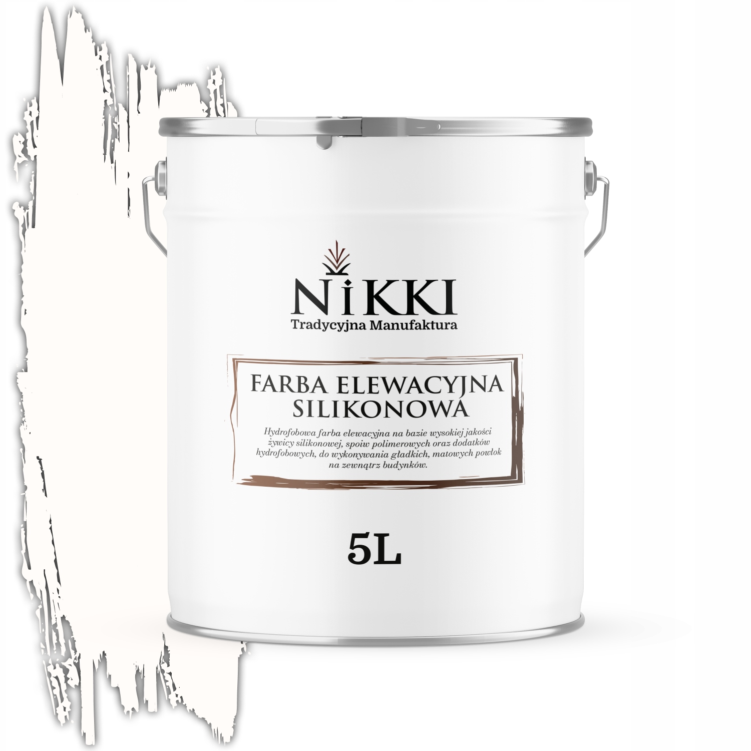 Barva Silikonová Fasádní Barva 5L Bílá Teplá F101 Uv