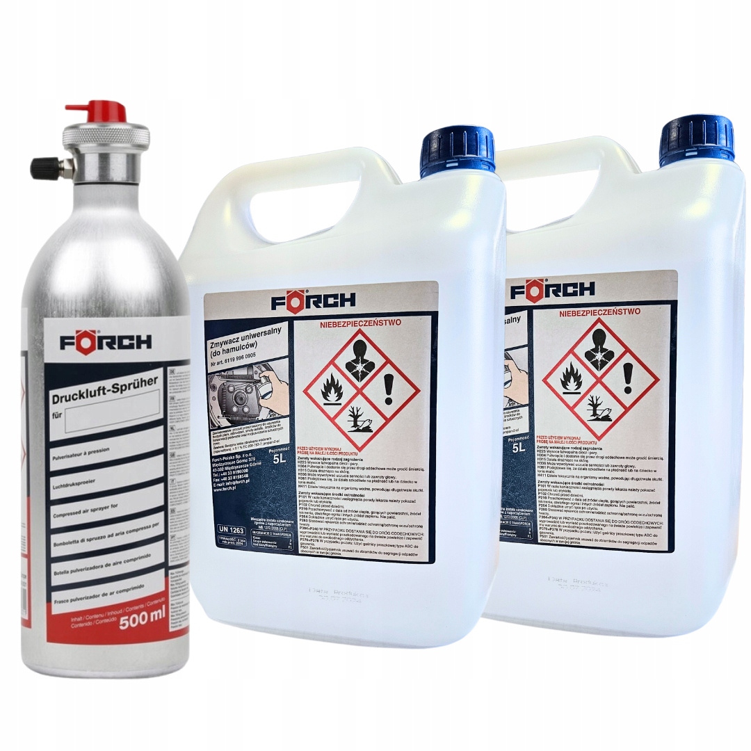 2X Forch Univerzálny Odstraňovač Bŕzd 5 L Tlaková Nádoba