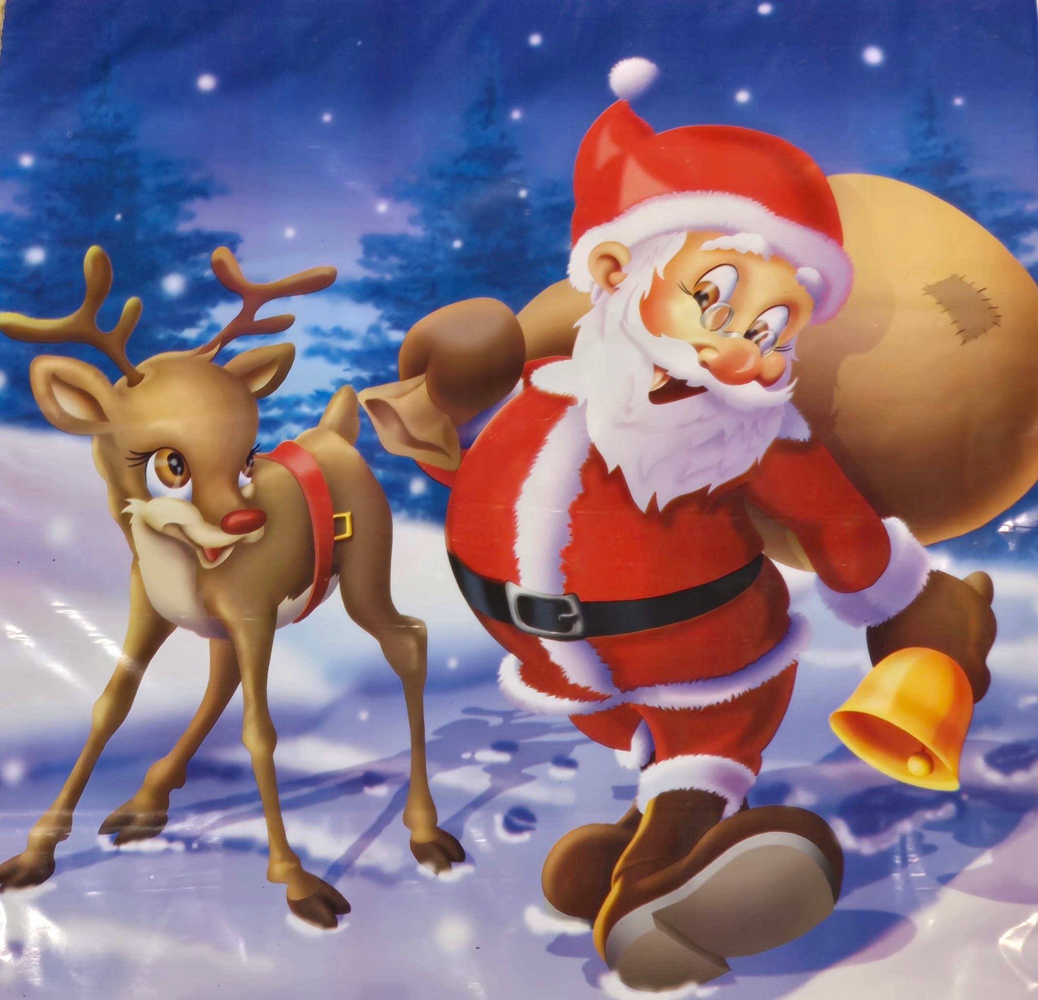 REKLAMÓWKI ŚWIĄTECZNE MIKOŁAJ ŚWIĘTA NA PREZENTY 25 szt. Marka inny