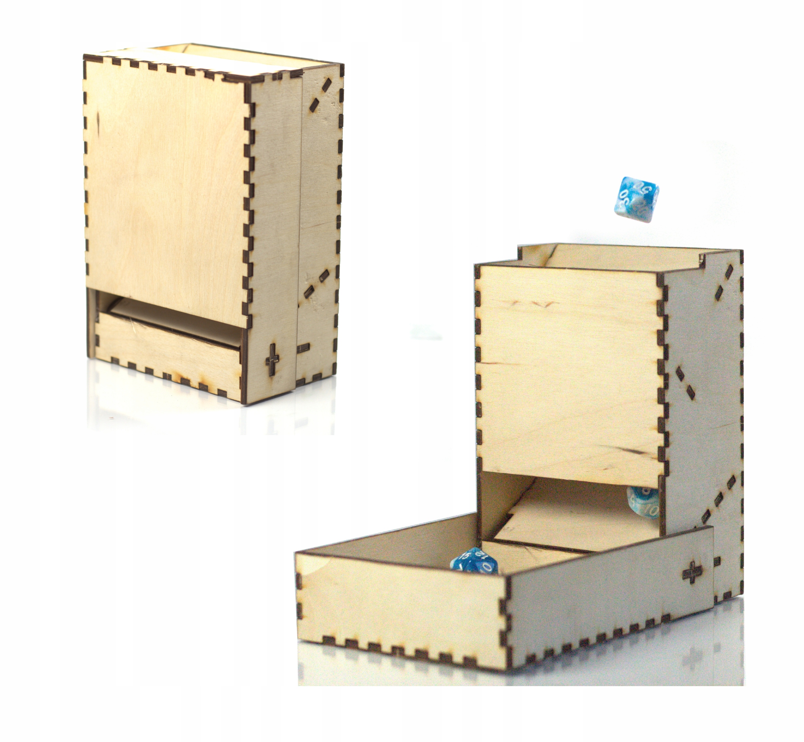 

Dice Tower Wieża Do Kości Drewniana 15 CM Rpg