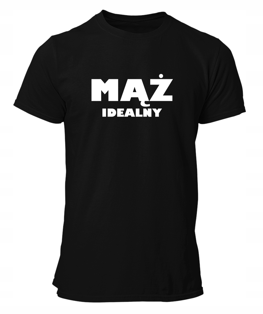 

Koszulka męska Mąż Idealny - Na Prezent - L
