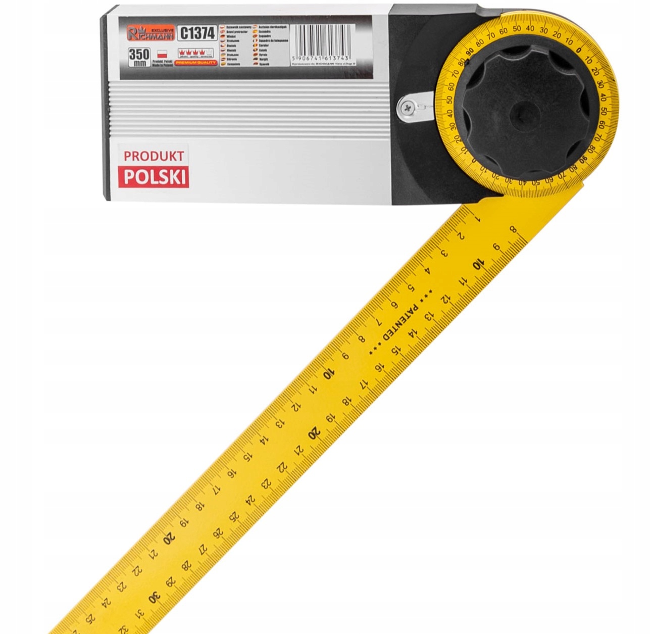 

Kątomierz Nastawny Kątownik Polski Stolarski 500mm