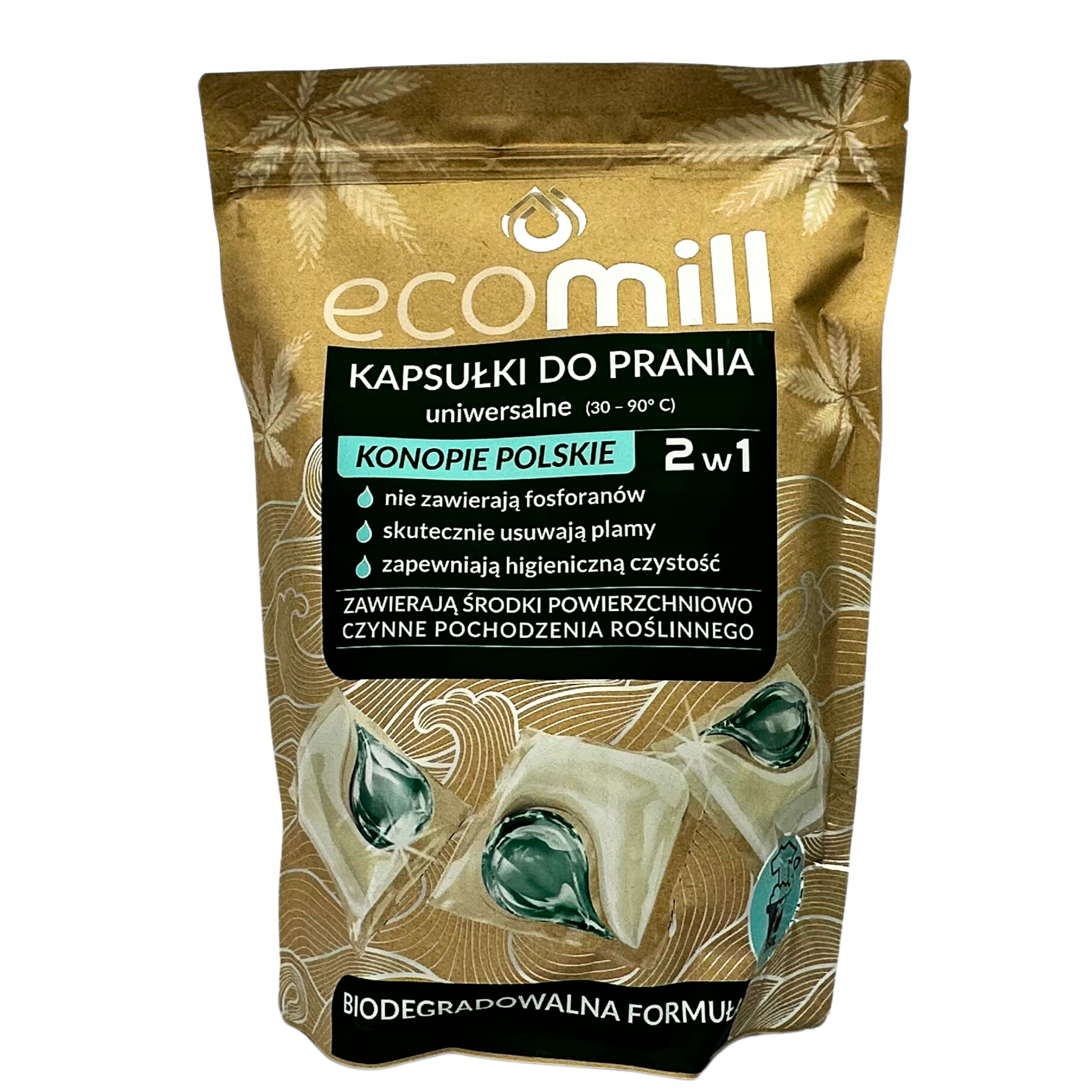 

Kapsułki Do Prania 30 Sztuk Ecomill Konopie
