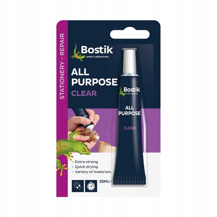 6x Lepidlo Bostik na nášivky odolné proti praní 20ml