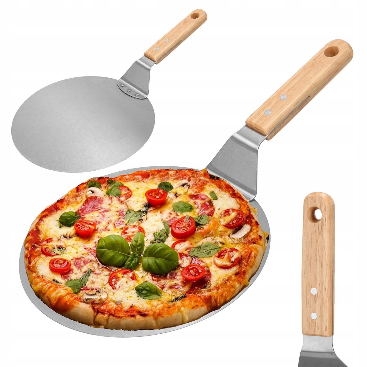 

Nierdzewna Łopatka Do Pizzy Chleba Łopata Szufla