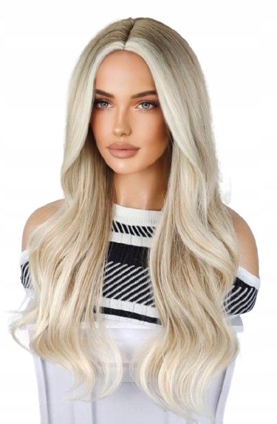 Shein Paruka Pro Ženy Dlouhá Vlnitá Ombre 26 inch 1JB